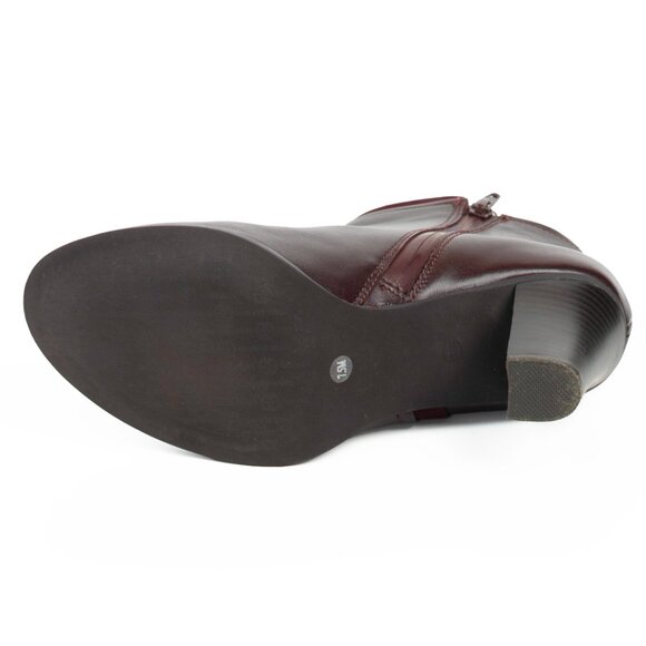 Giani Bernini Bellee Oxblood Water-Resistant Booties 7.5 - Picture 8 of 14